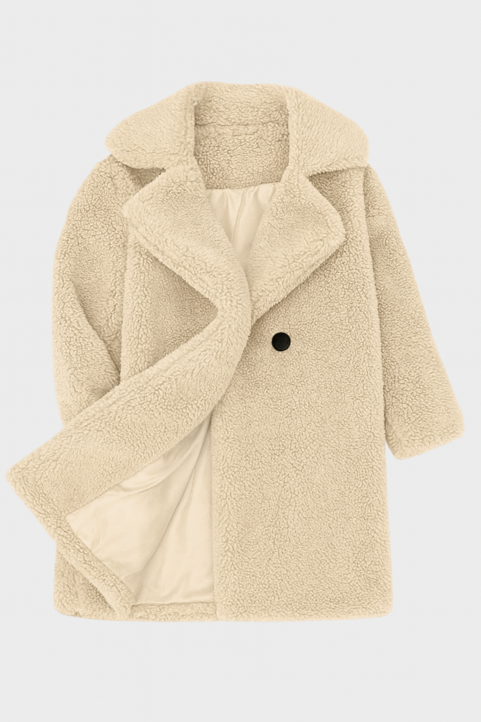 palton bej pentru copii de toamna iarna tedy