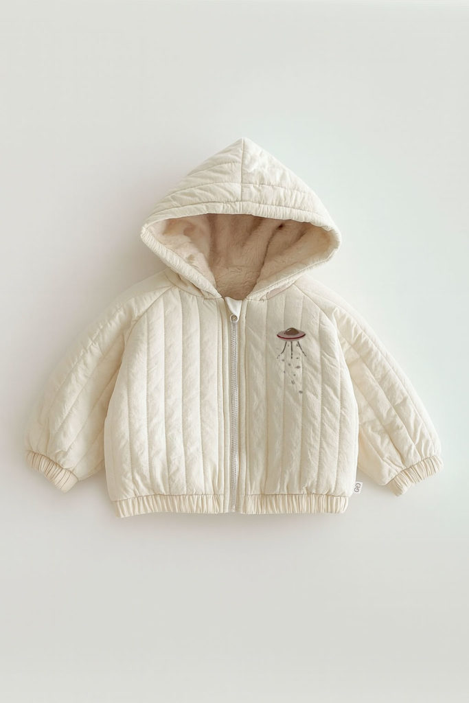 geaca imblanita cu gluga rocket