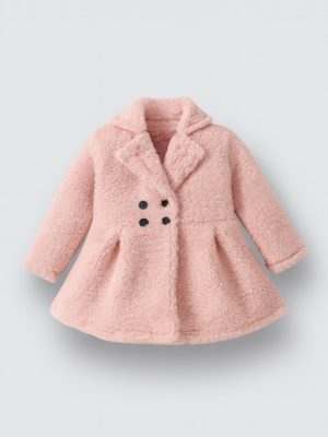 jacheta evazata din blana artificiala moale teddy