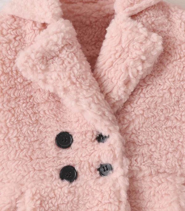 jacheta evazata din blana artificiala moale teddy