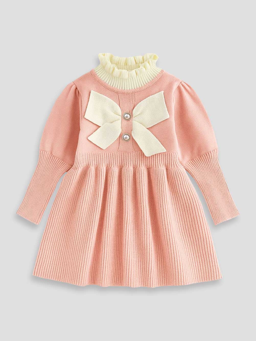 rochie tricotata roz pentru fetite copii missy rochie tricotata roz pentru fetite copii missy