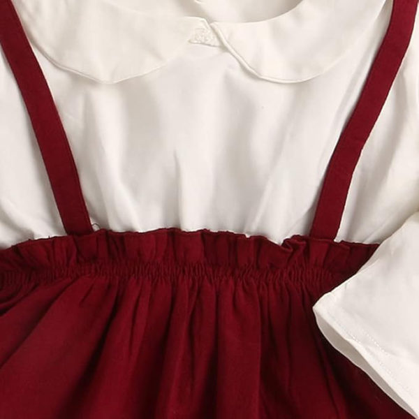 rochie scurta cu fusta rosie anabella