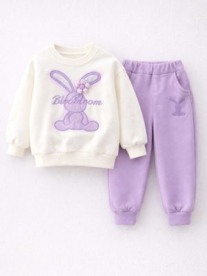 Compleu mov cu pulover si pantaloni lungi - Hoper