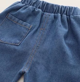 set cu camasa alba si blugi albastri lungi set de doua piese compleu baieti baietei billy