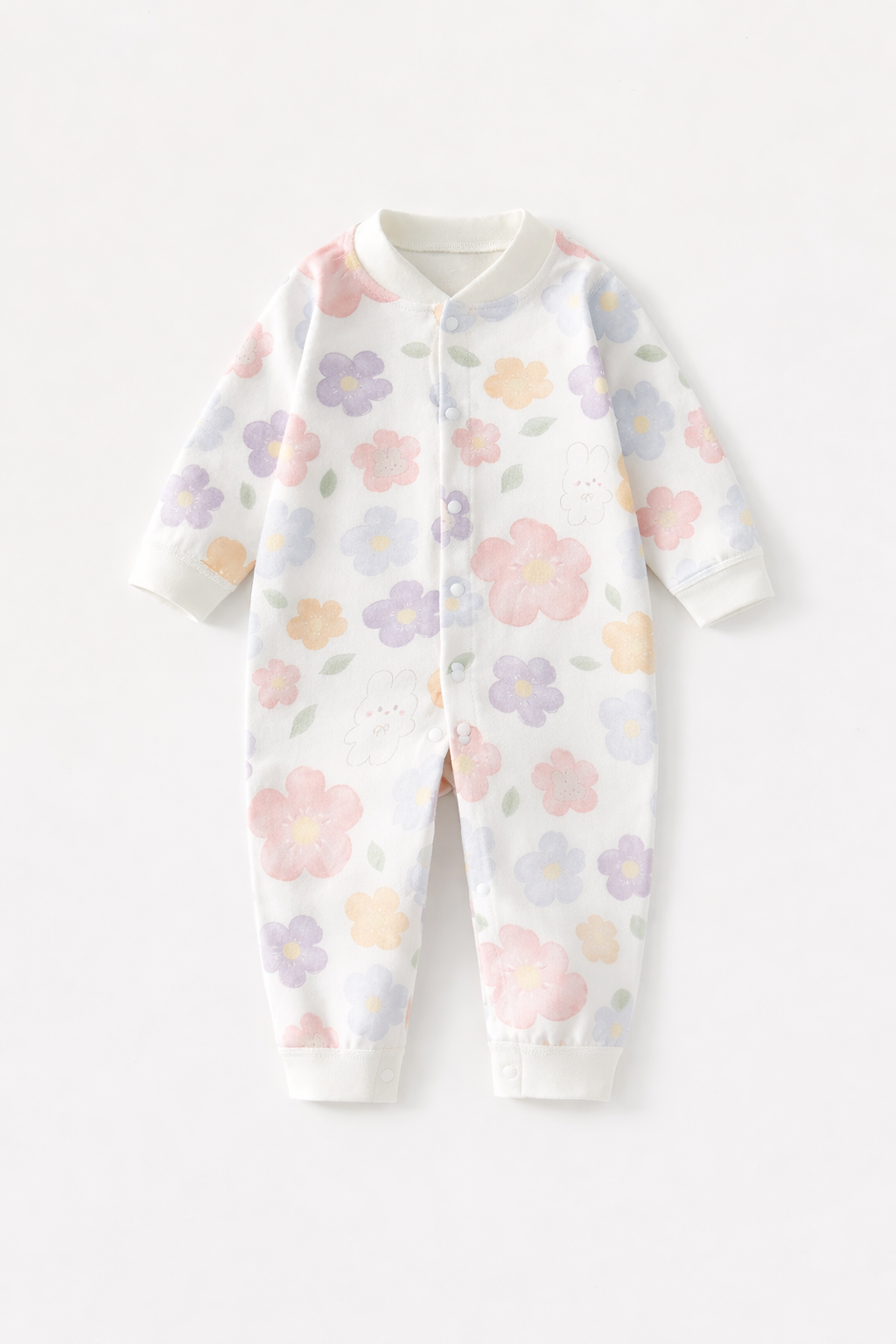 salopeta pijama din bumbac organic pentru bebelusi nou nascuti alba cu imprimeu floral pijama cu flori dash salopeta pijama din bumbac organic pentru bebelusi nou nascuti alba cu imprimeu floral pijama cu flori dash