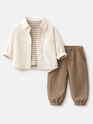 set maro cu trei piese pentru baietei, camasa bluza de corp pantaloni compleu cu 3 piese pentru baietei baieti bob