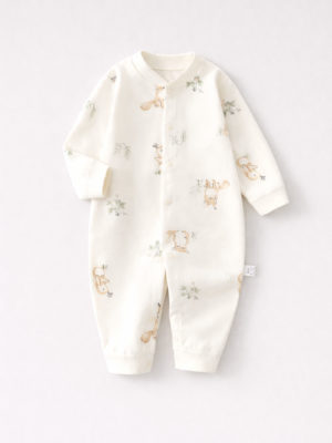 Pijama de bumbac cu imprimeu