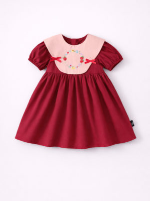 Rochie lunga cu maneci scurte