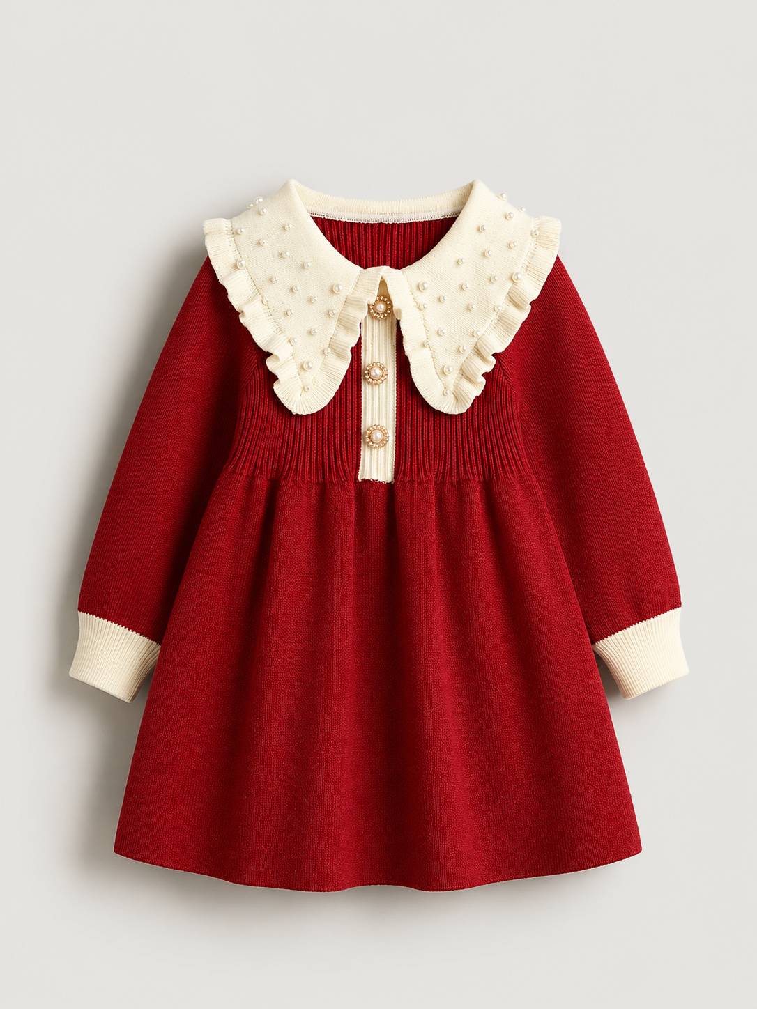 rochie lunga rosie tricotata cu guler mare pentru fetite fete de iarna toamna iarna rochita rosie eli rochie lunga rosie tricotata cu guler mare pentru fetite fete de iarna toamna iarna rochita rosie eli