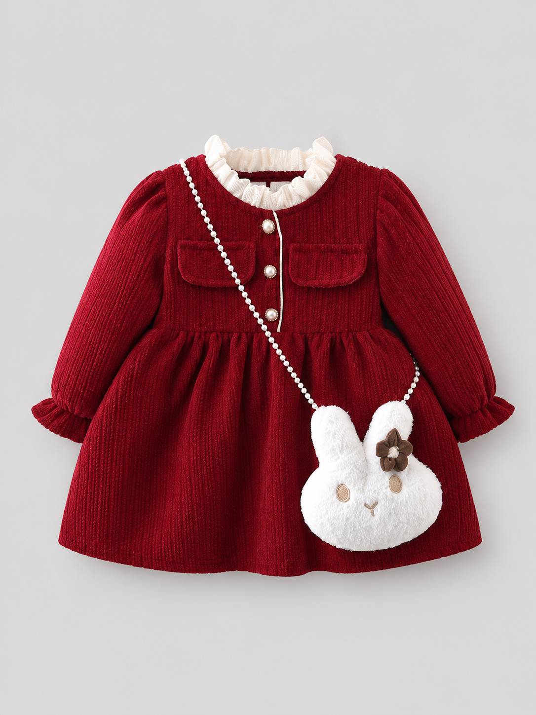 rochie rosie groasa de toamna iarna rochie rosie cu maneci lungi pentru fete fetite bebeluse dori rochie rosie groasa de toamna iarna rochie rosie cu maneci lungi pentru fete fetite bebeluse dori